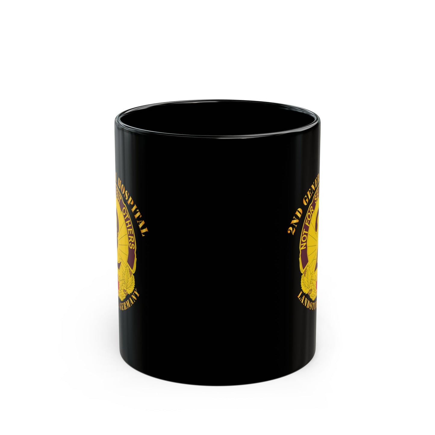 Black Mug 11oz -15oz - 2nd General Hospital - Landstuhl Germany