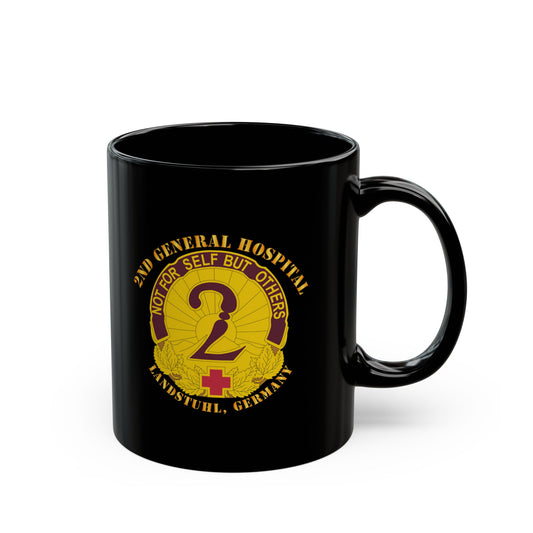Black Mug 11oz -15oz - 2nd General Hospital - Landstuhl Germany