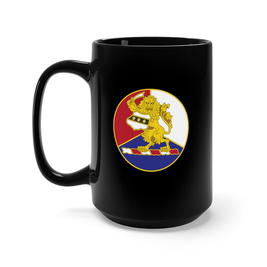 Black Mug 15oz - DUI - 28th Infantry Division X 300