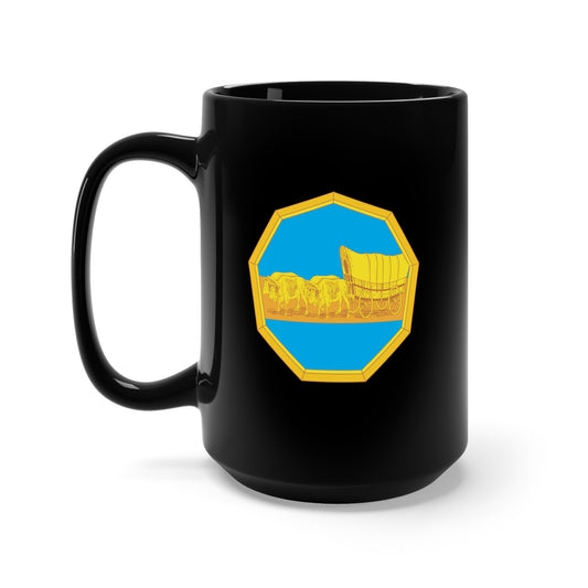 Black Mug 15oz - DUI - 35th Infantry Division - Left X 300