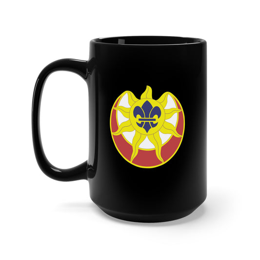 Black Mug 15oz - DUI - 9th Infantry Division X 300
