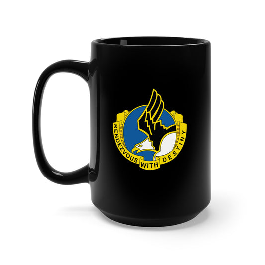 Black Mug 15oz - DUI - 101st Airborne Division X 300