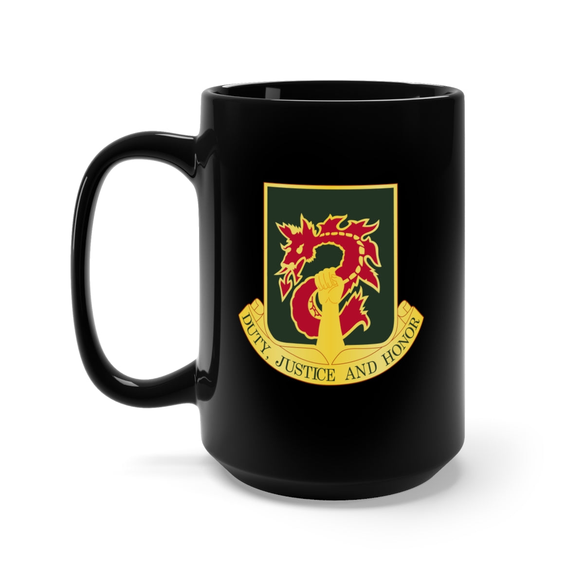 Black Mug 15oz - DUI - 504th Military Police Battalion wo txt