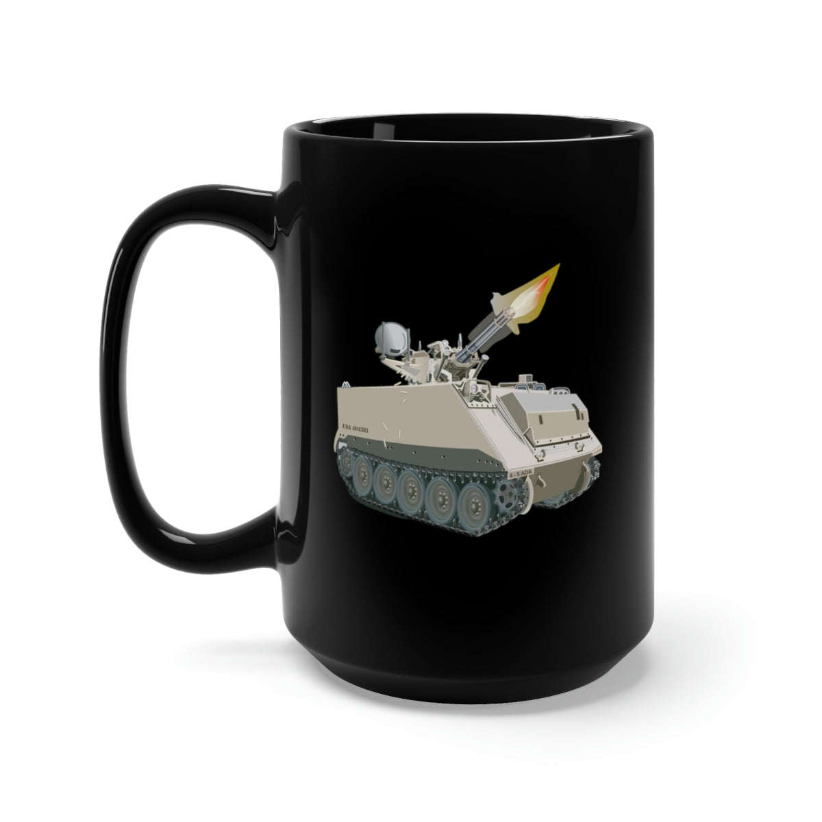 Black Mug 15oz - M163 Vulcan Air Defense System (VADS) X 300