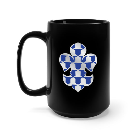 Black Mug 15oz - DUI - 1st Brigade, 1st Infantry Division X 300