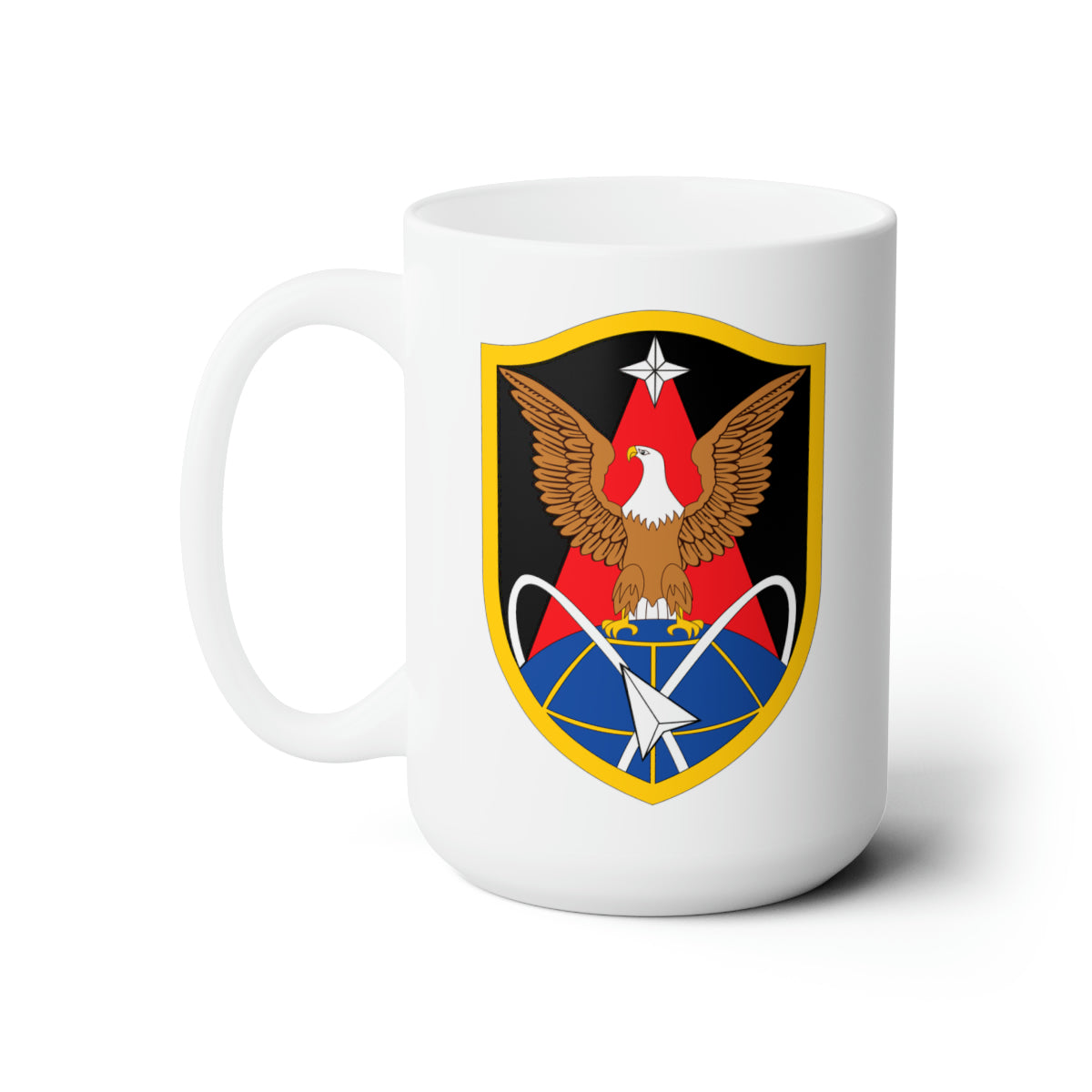 White Ceramic Mug 15oz - Army - 1st Space Brigade - SSI wo Txt