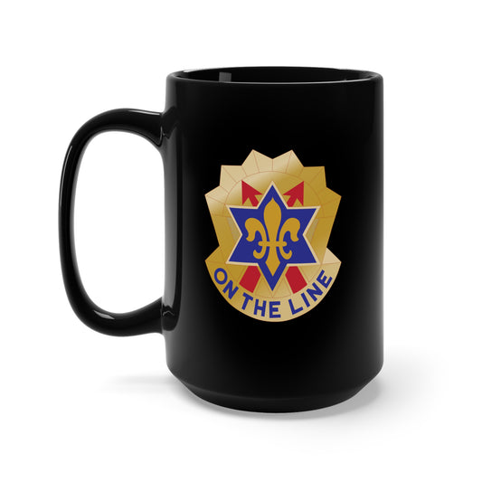 Black Mug 15oz - DUI - 6th Infantry Division X 300