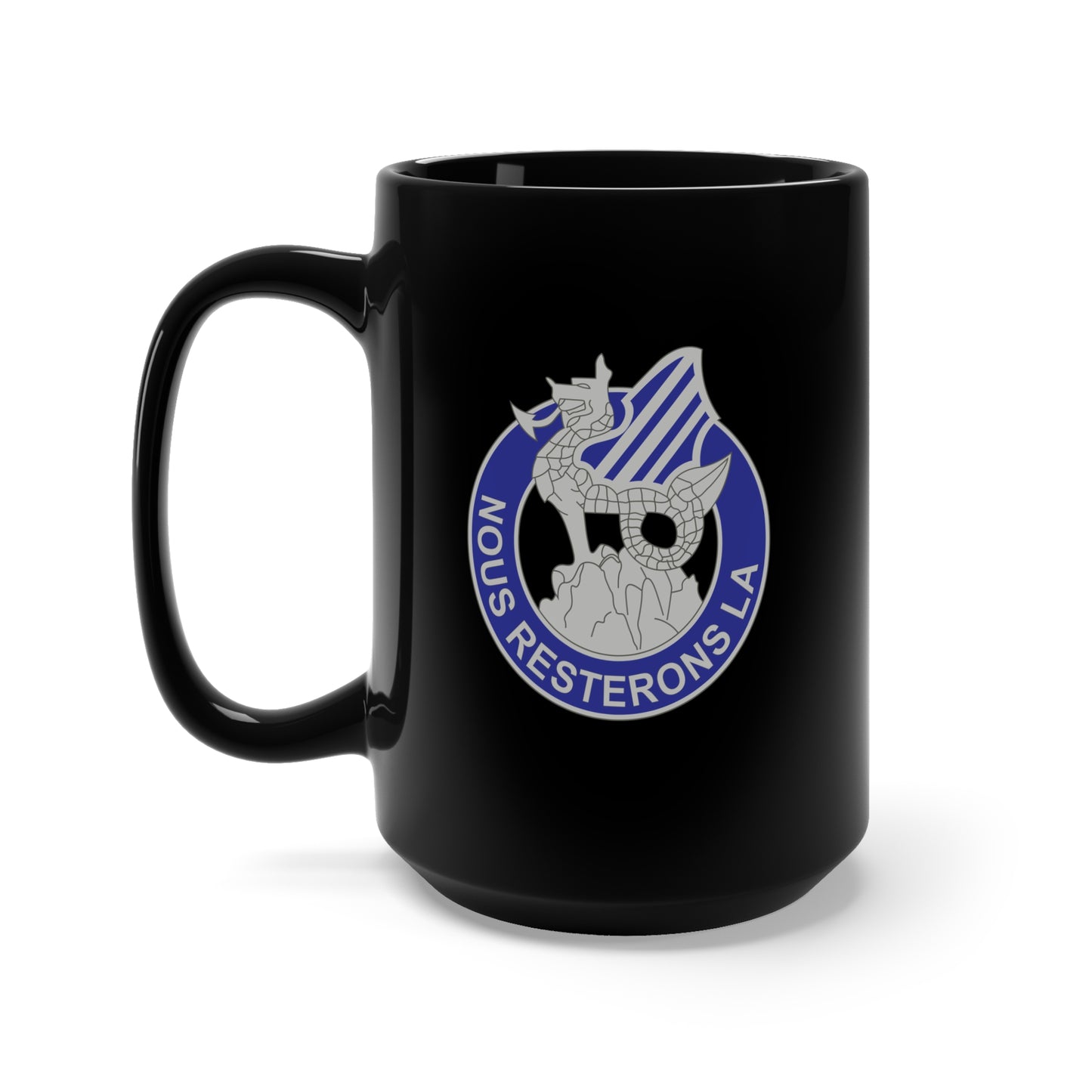Black Mug 15oz - DUI - 3rd Infantry Division X 300