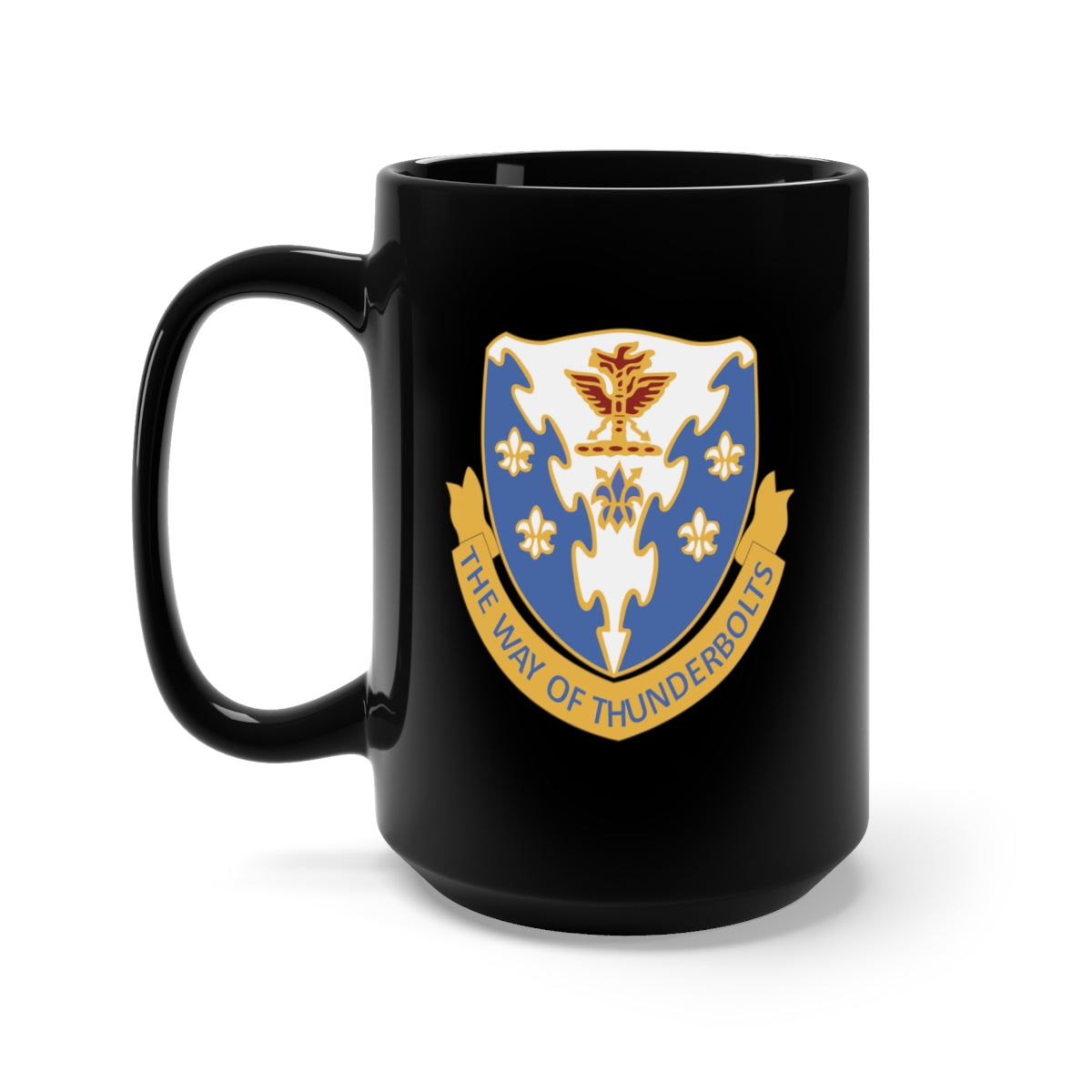 Black Mug 15oz - Army - 517th Parachute Infantry Regiment - DUI wo Txt X 300