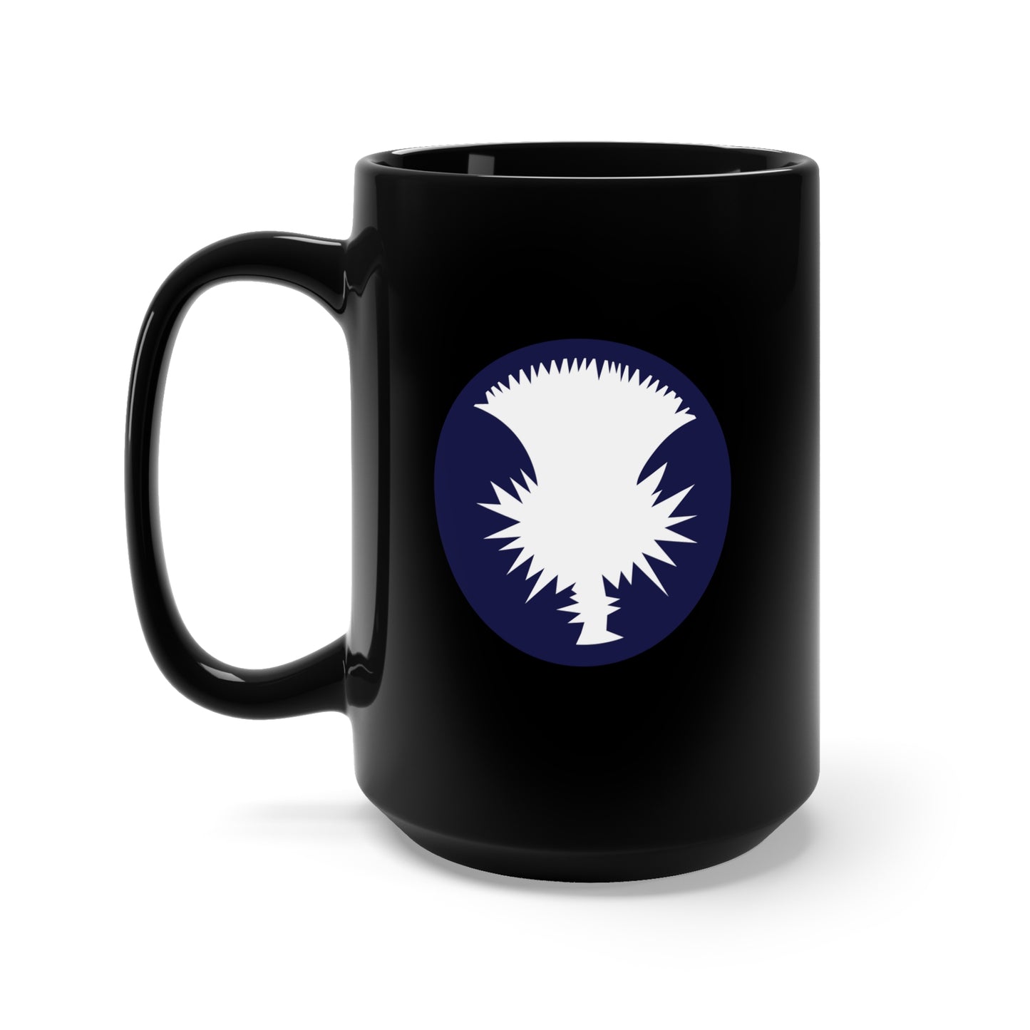 Black Mug 15oz - SSI - 141st (Phantom) Infantry Division X 300