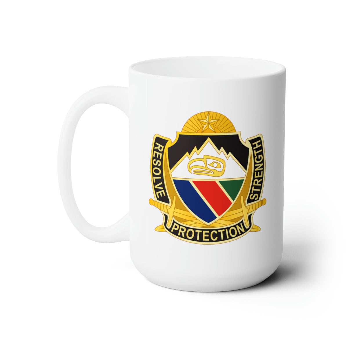 White Ceramic Mug 15oz - Army - 3rd Maneuver Enhancement Brigade - DUI wo Txt