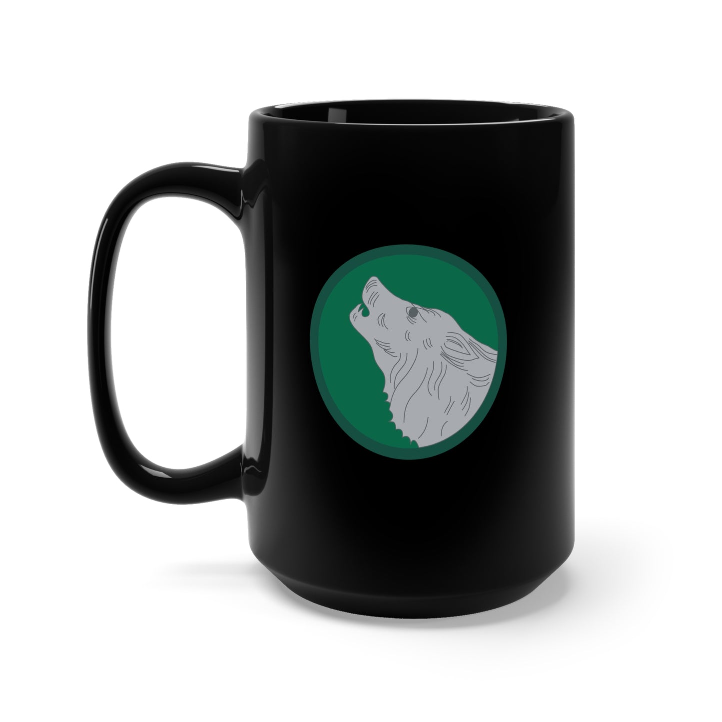Black Mug 15oz - SSI - 104th Infantry Division X 300