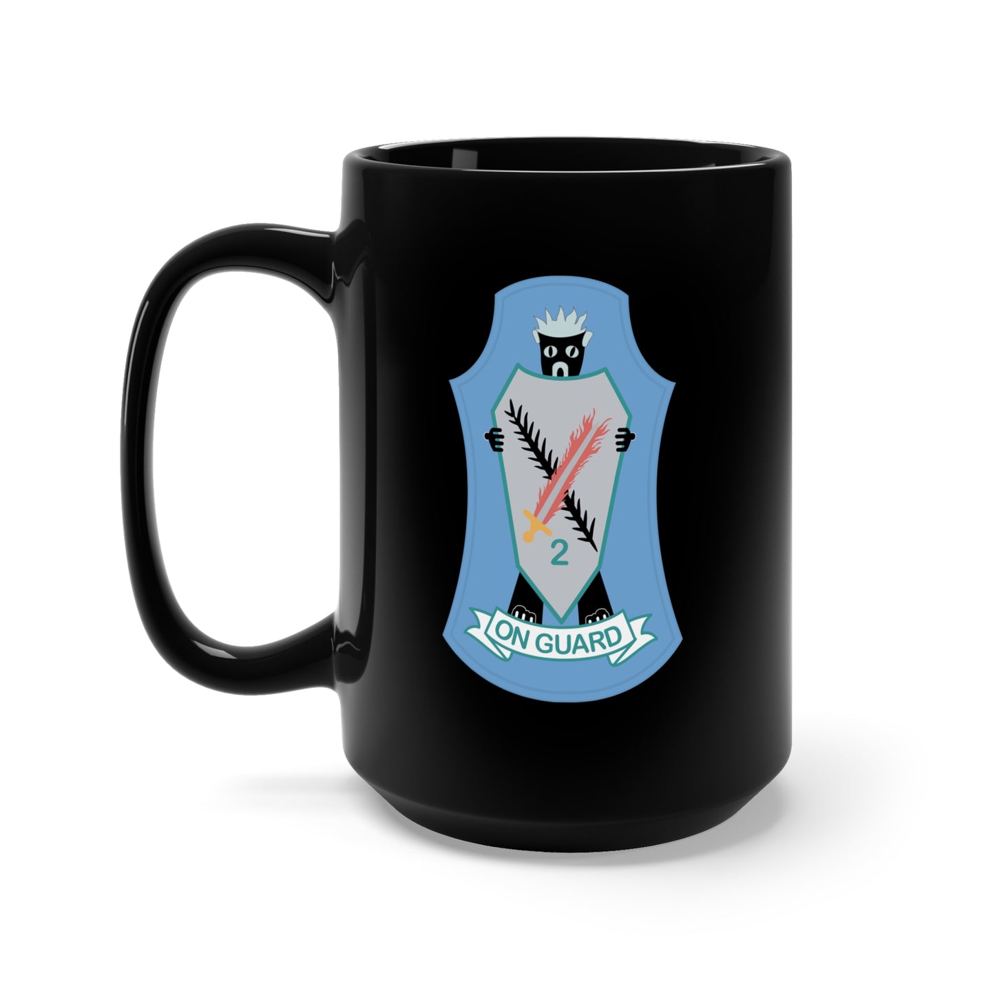 Black Mug 15oz - 2nd Battlegroup - 6th Infantry Regt - Berlin Bde wo Txt X 300