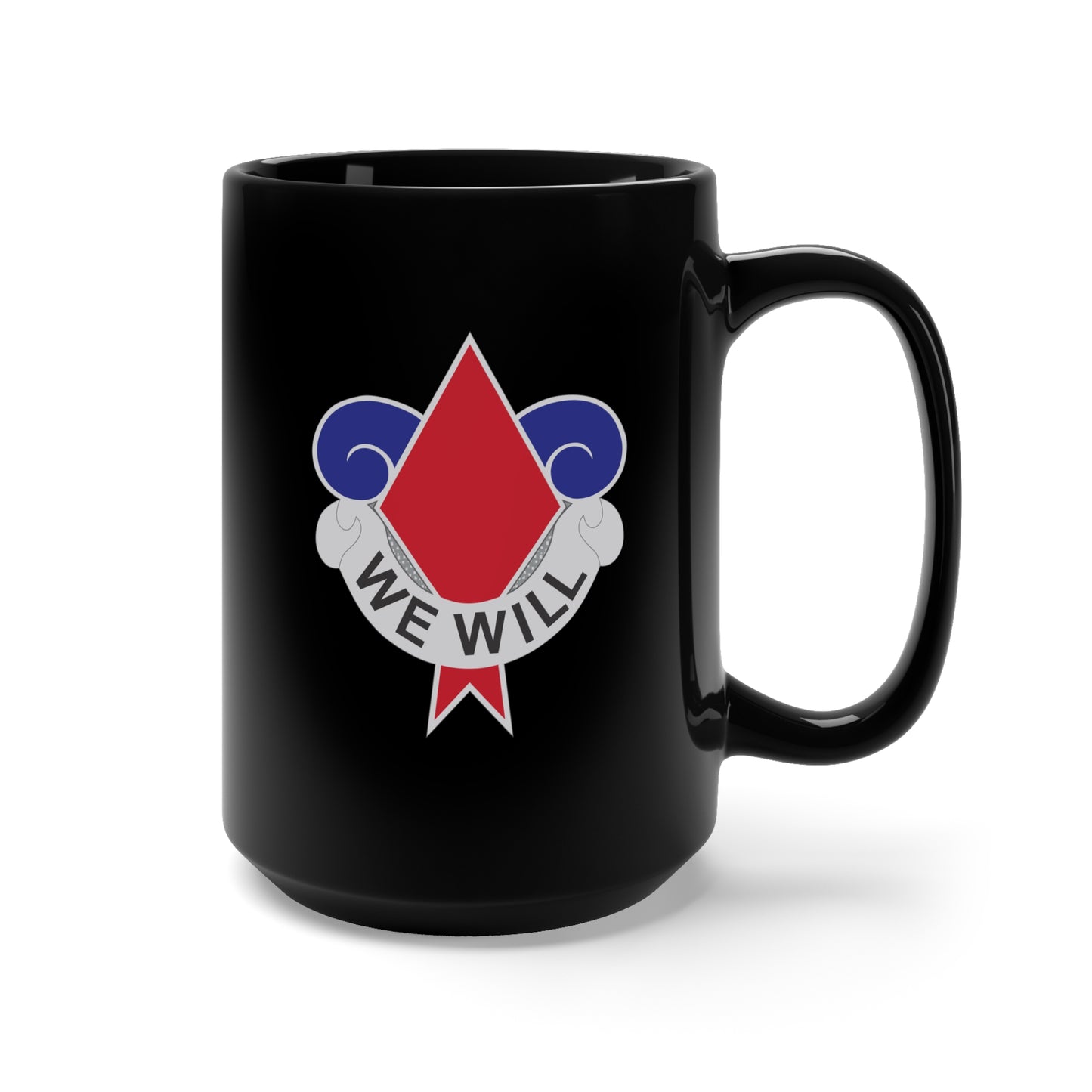 Black Mug 15oz - DUI - 5th Infantry Division X 300