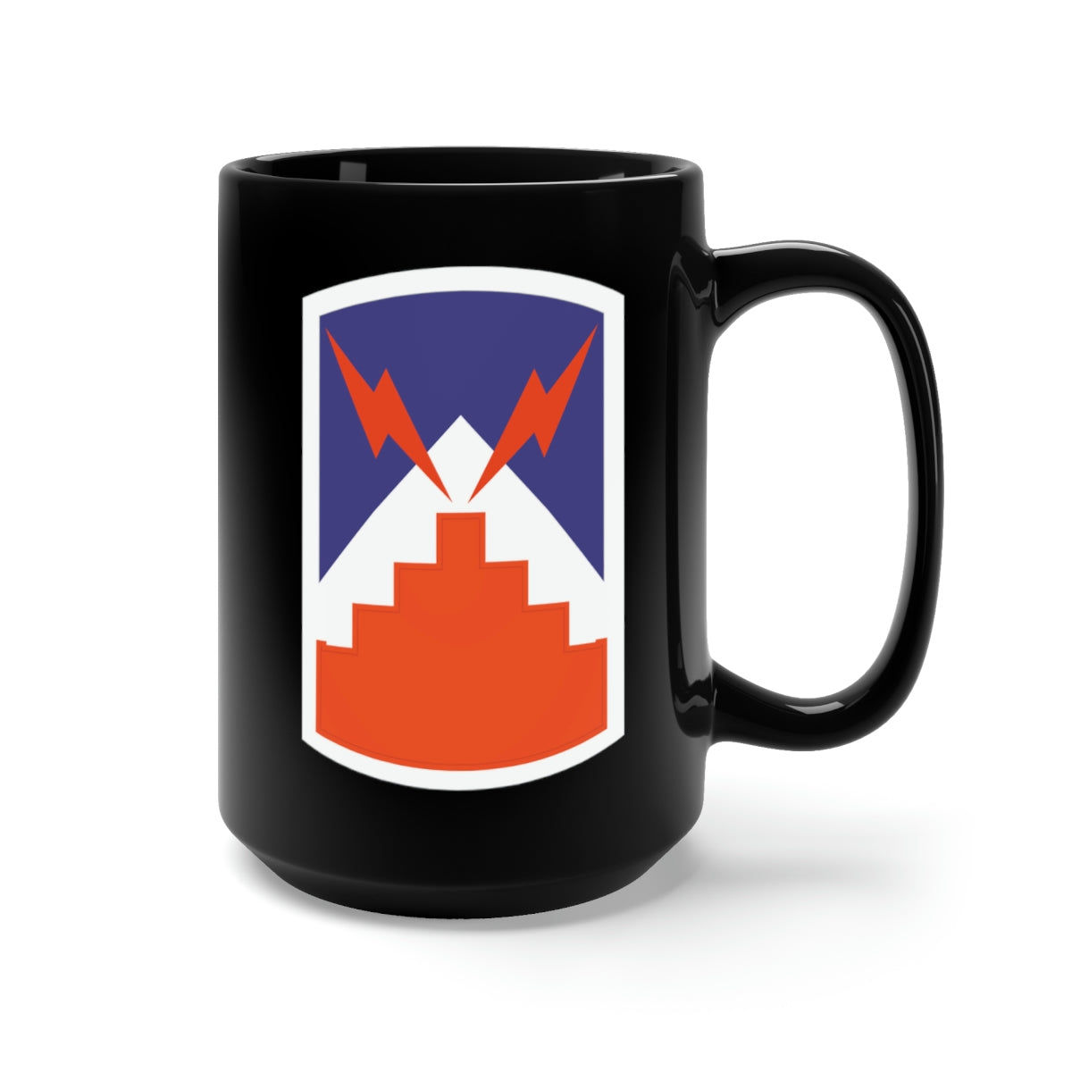 Black Mug 15oz - Army - 7th Signal Brigade - SSI wo Txt X 300