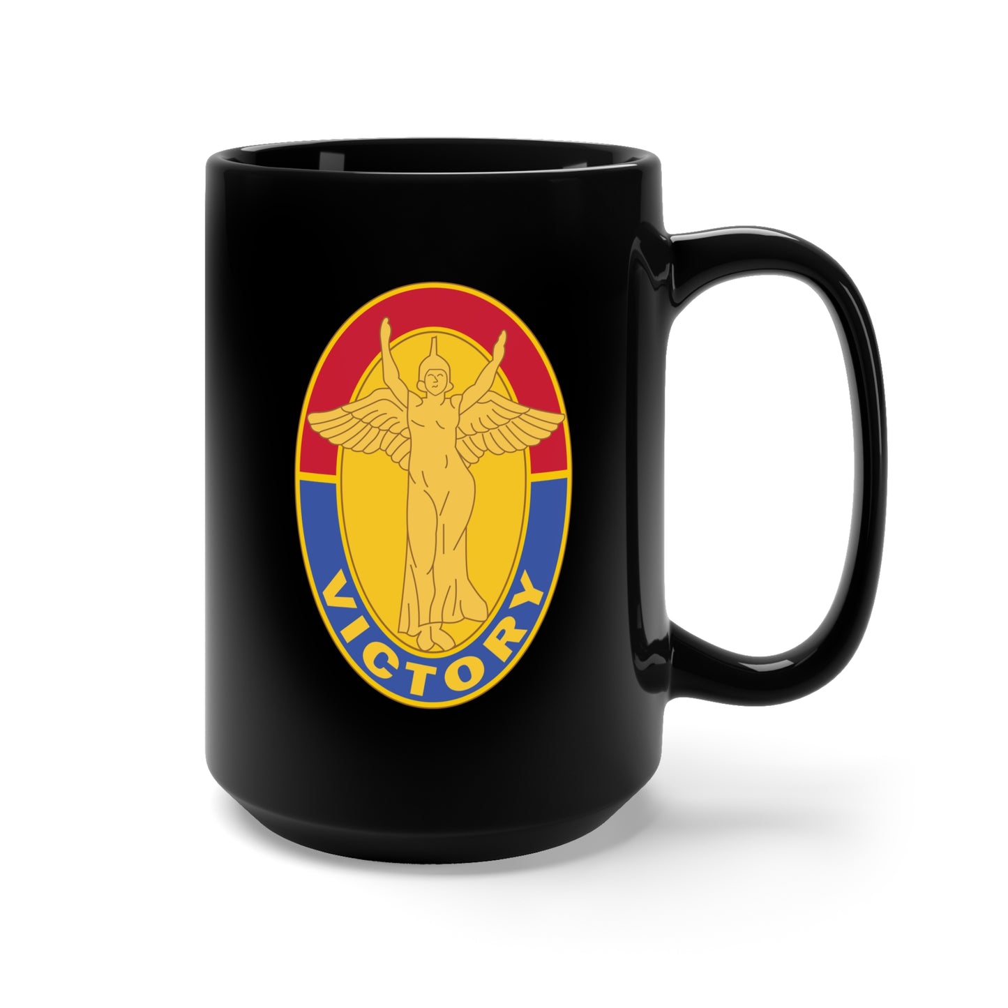 Black Mug 15oz - DUI - 1st Infantry Division X 300