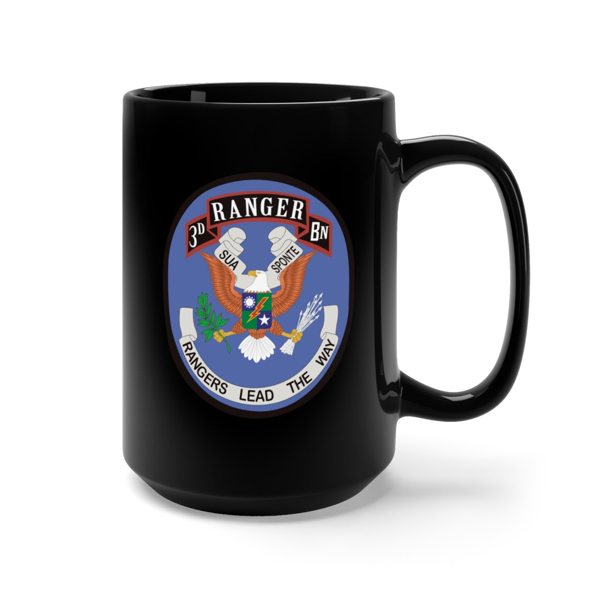 Black Mug 15oz - 75th Ranger Regt. 3d Bn. X 300
