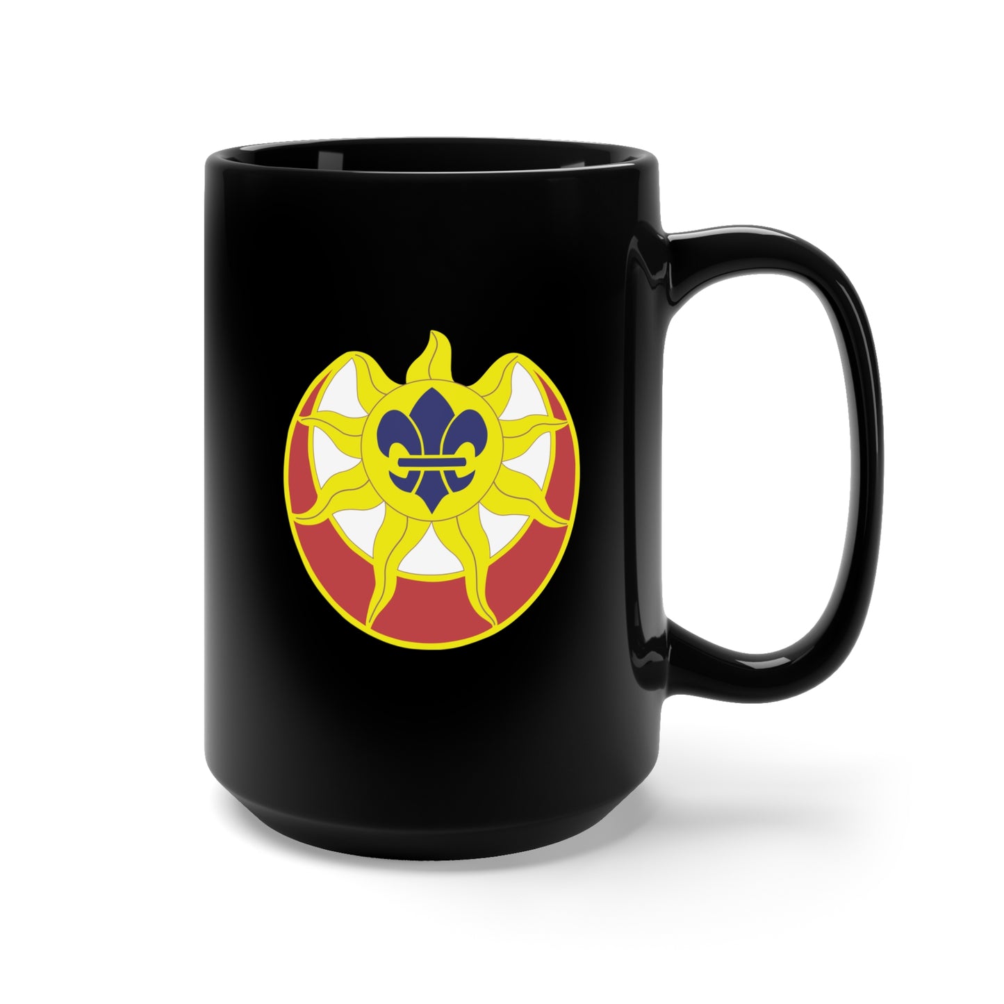 Black Mug 15oz - DUI - 9th Infantry Division X 300