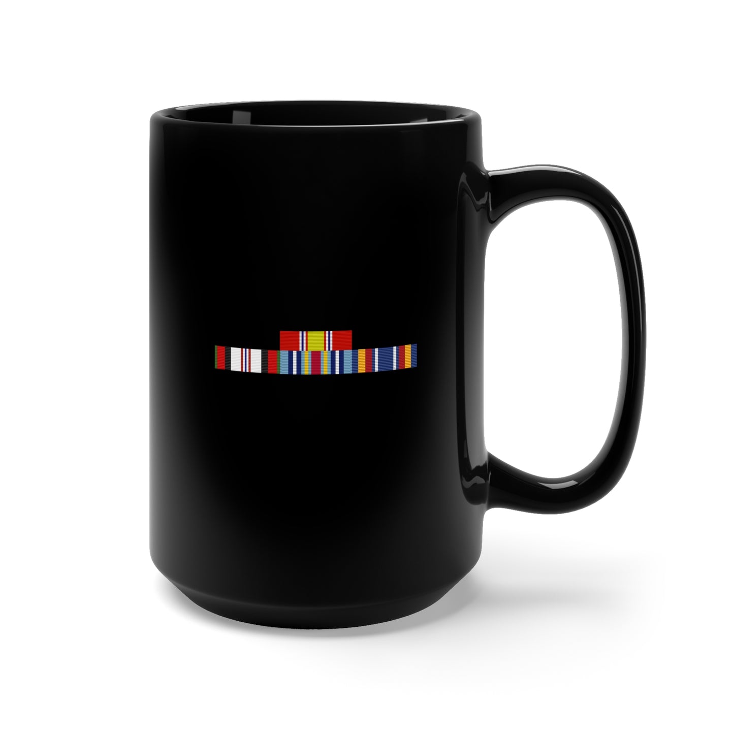 Black Mug 15oz - Operation New Dawn Service Ribbon Bar w GWT wo Txt X 300