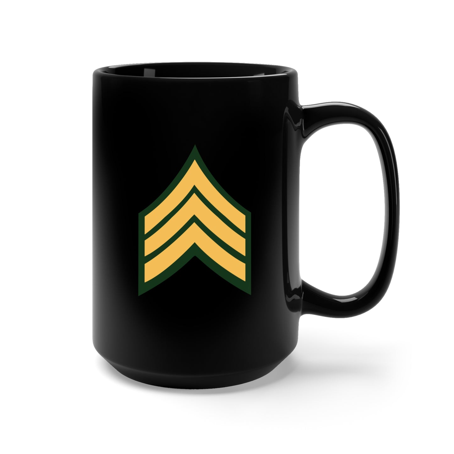 Black Mug 15oz - Army - Sergeant E-5 (SGT) X 300