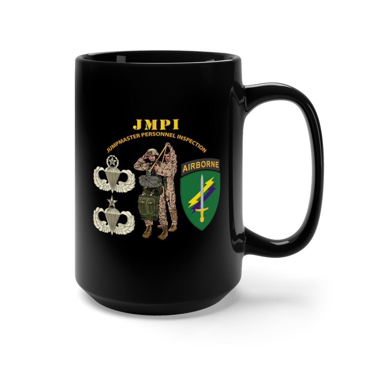 Black Mug 15oz - JMPI - USACAPOC