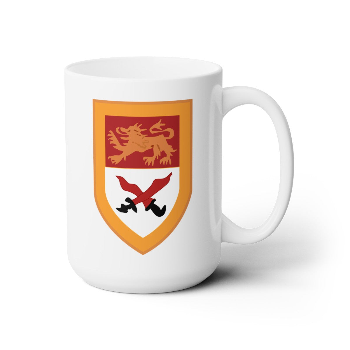 White Ceramic Mug 15oz - Army - 15th Cavalry Group wo Txt