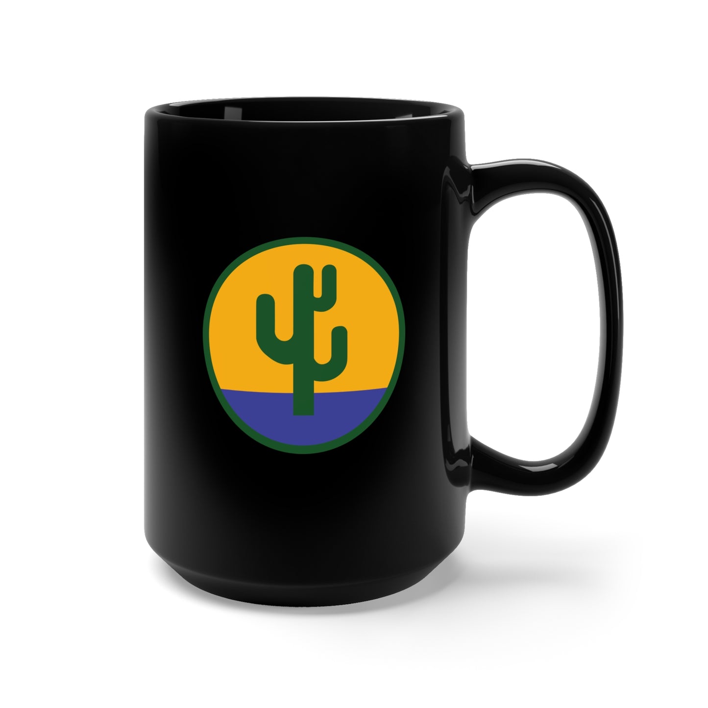 Black Mug 15oz - SSI - 103rd Infantry Division X 300