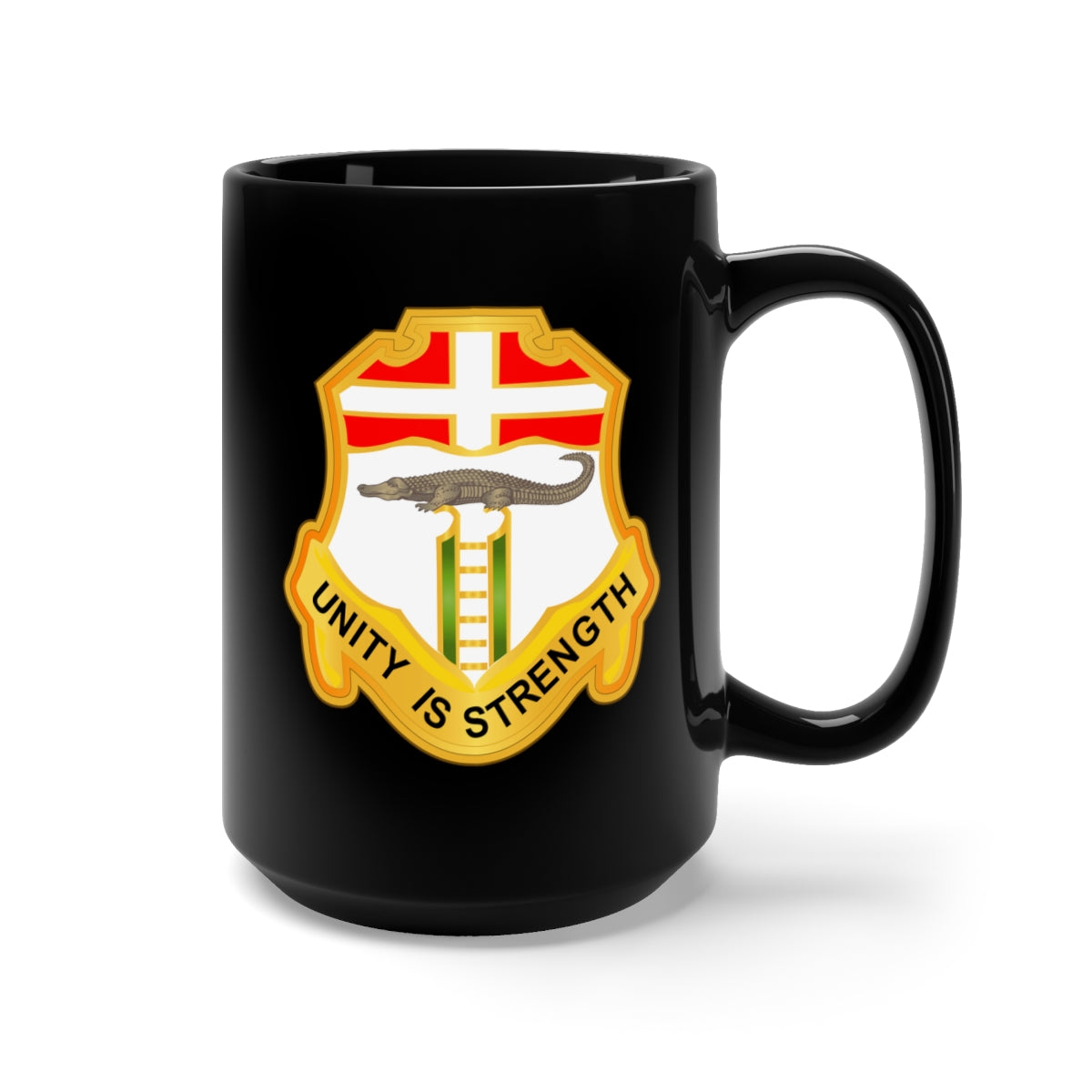 Black Mug 15oz - Army - 6th Infantry Regiment woTxt