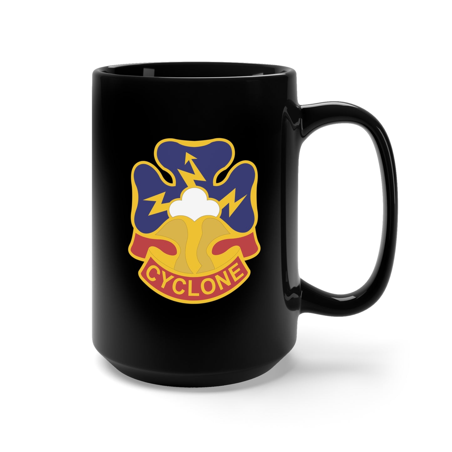 Black Mug 15oz - DUI - 38th Infantry Division X 300