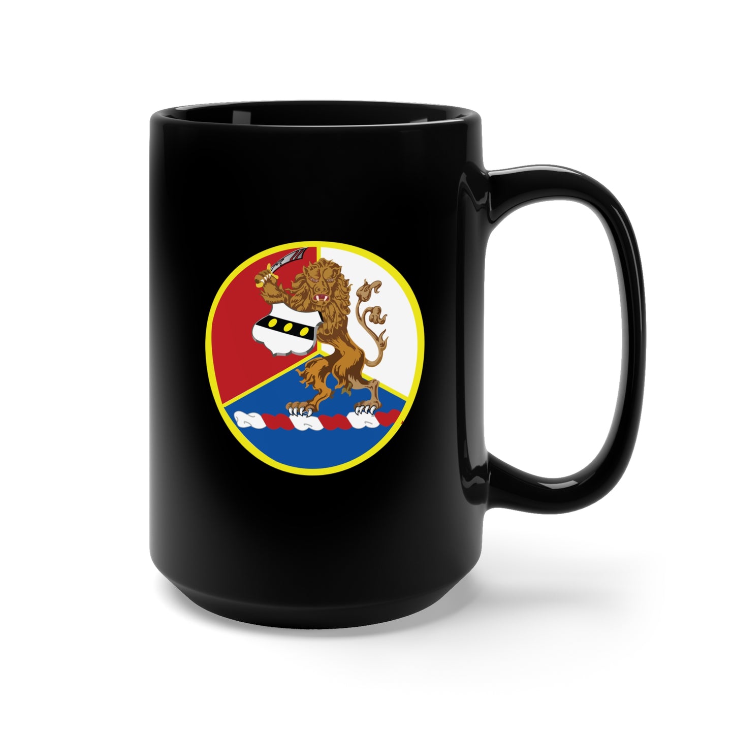 Black Mug 15oz - Army - 28th Infantry Division - DUI wo Txt