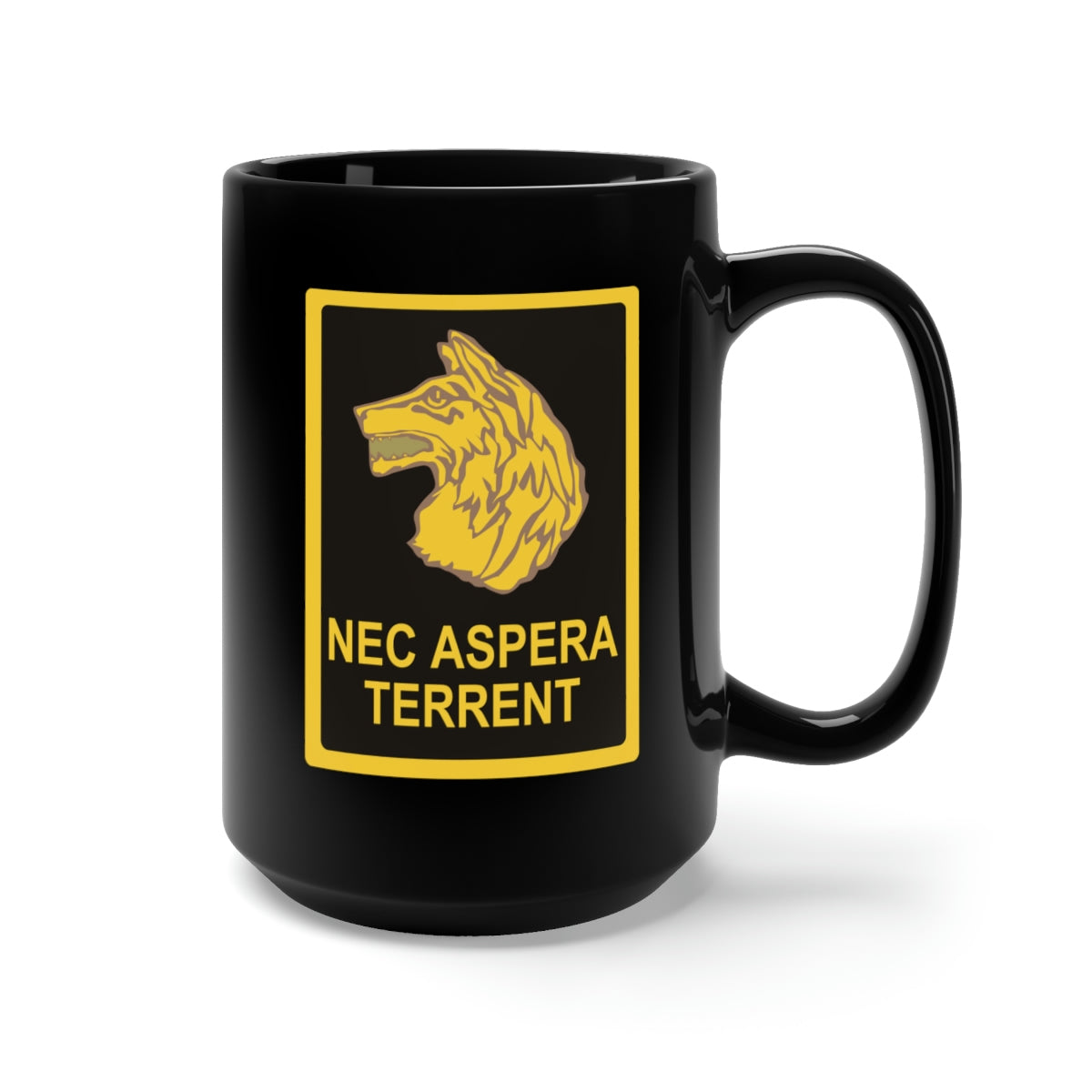 Black Mug 15oz - Army - 1st Battalion, 27th Infantry wo Txt X 300