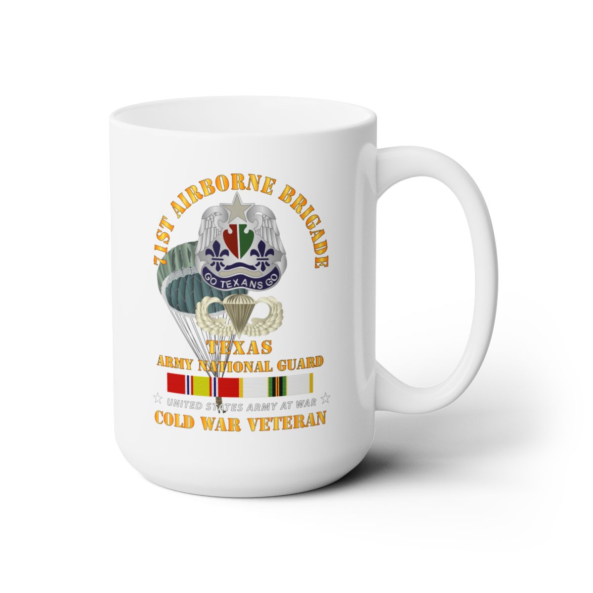 White Ceramic Mug 15oz - Army - 1st Missile Bn, 81st Artillery - Ft Sill OK w COLD SVC X 300