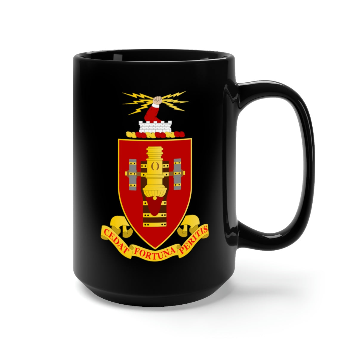 Black Mug 15oz - Army - COA - Fort Sill - Artillery School wo txt X 300