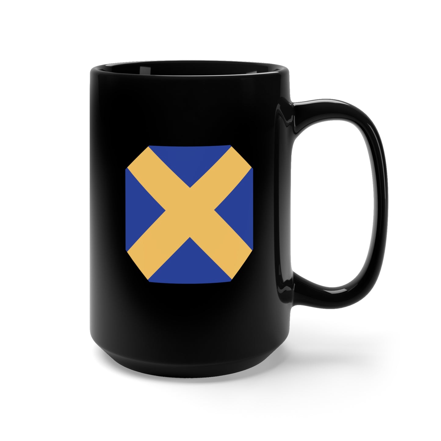 Black Mug 15oz - SSI - 14th Infantry Division X 300