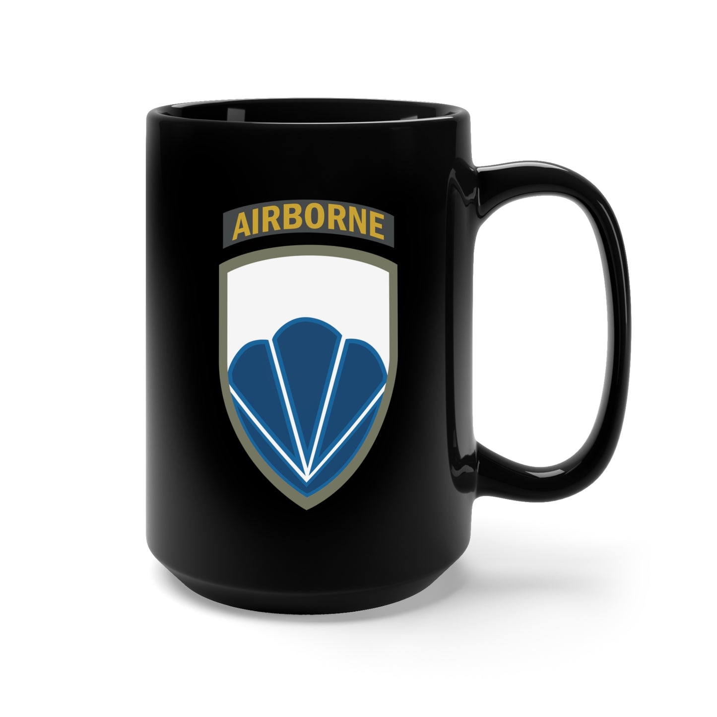 Black Mug 15oz - SSI - 6th Airborne Division - Phantom X 300