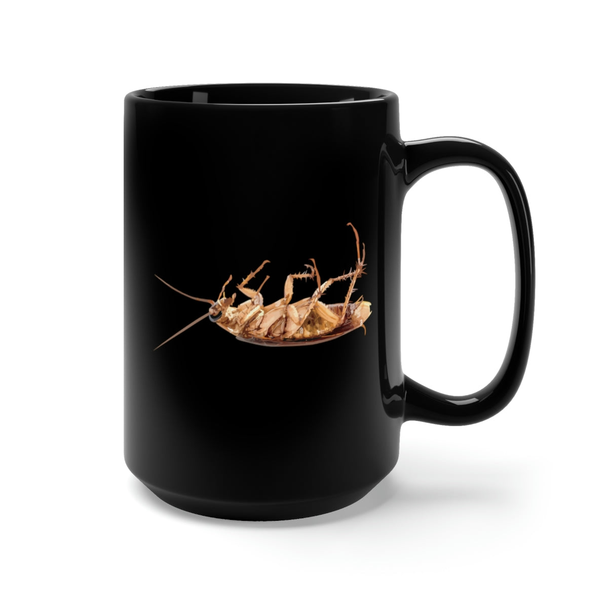 Black Mug 15oz - Dead Cockroack wo Txt X 300