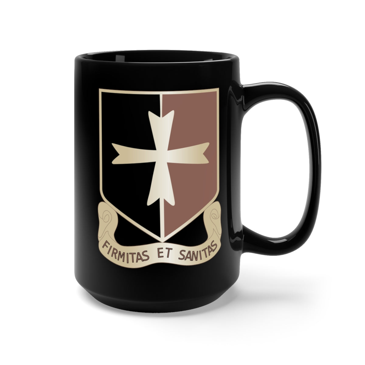 Black Mug 15oz - DUI - 113th Support Battalion wo Txt X 300