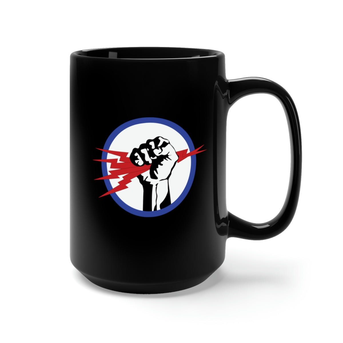 Black Mug 15oz - 827th Bomb Squadron, 484th Bomb Group - 15th AAF wo Txt X 300