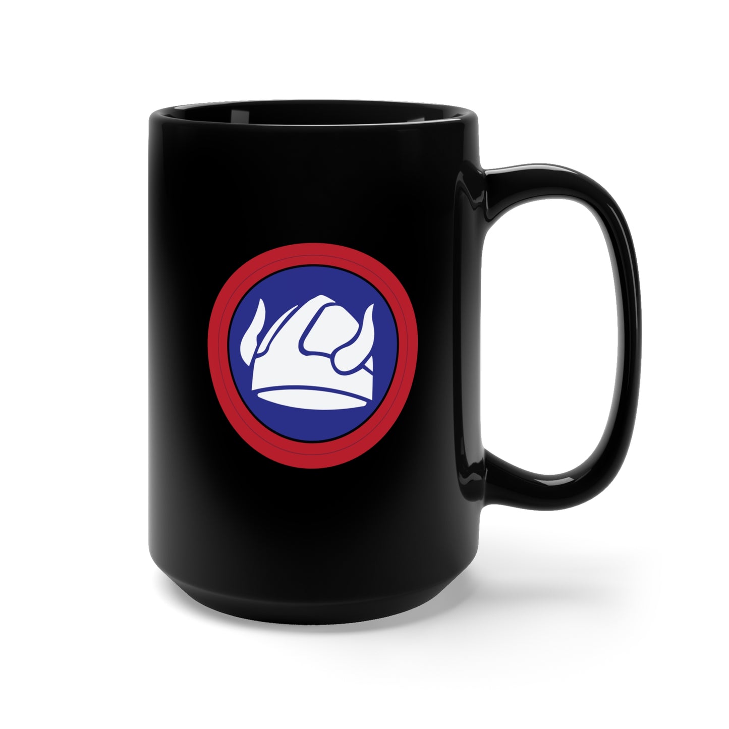 Black Mug 15oz - SSI - 47th Infantry Division X 300