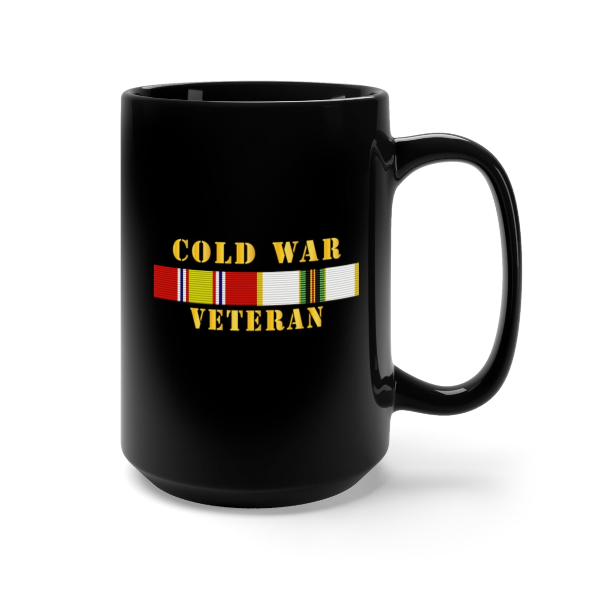 Black Mug 15oz - Army - Combat Veteran - 187th Infantry Regiment - Torii, Rakkasans, Let Valor Not Fail, English, Latin w CIB w AFGHAN SVC X 300