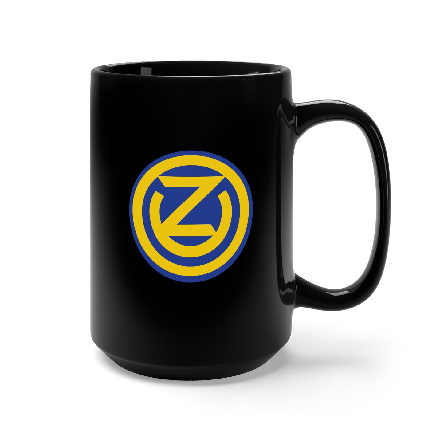 Black Mug 15oz - SSI - 102nd Infantry Division X 300
