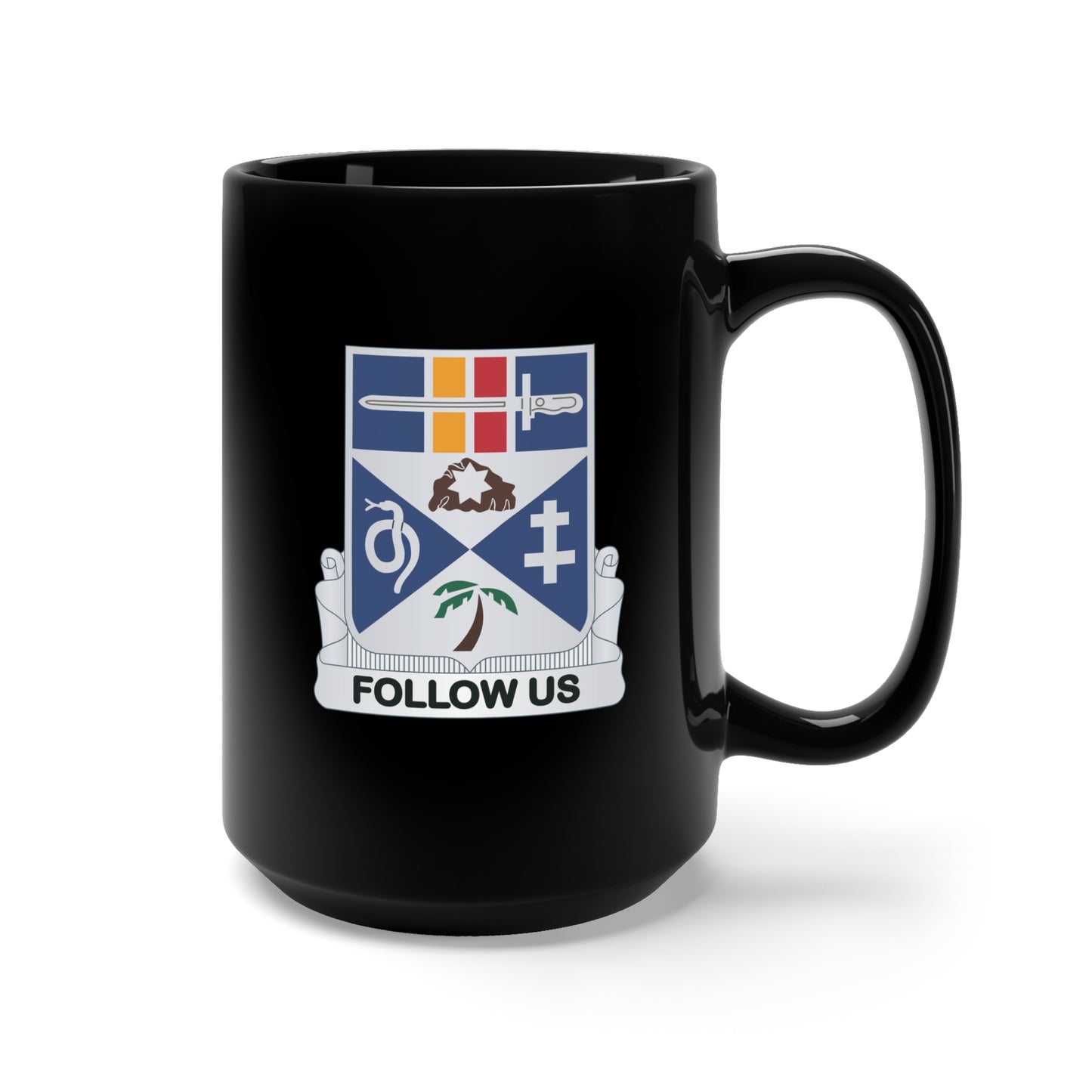 Black Mug 15oz - 293rd Infantry Regiment - DUI wo Txt X 300