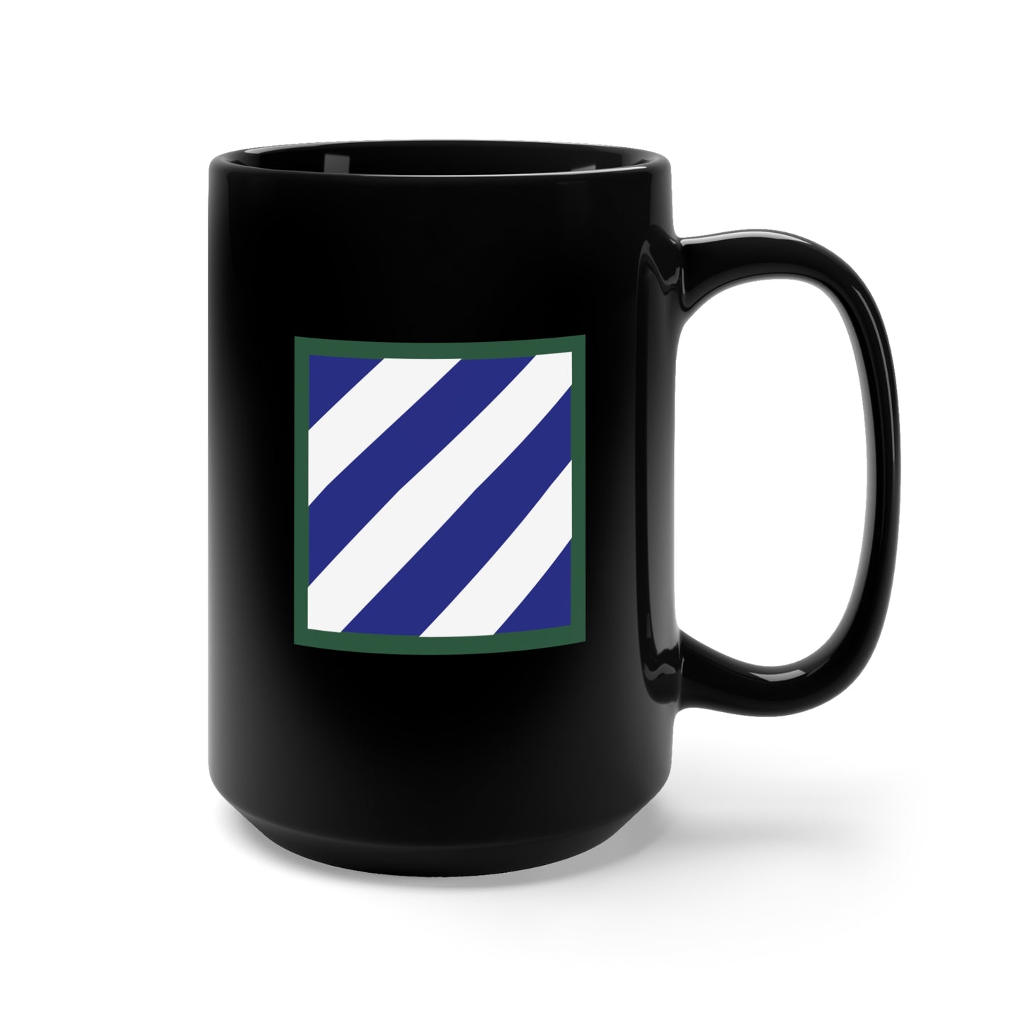 Black Mug 15oz - SSI - 3rd Infantry Division wo Text X 300