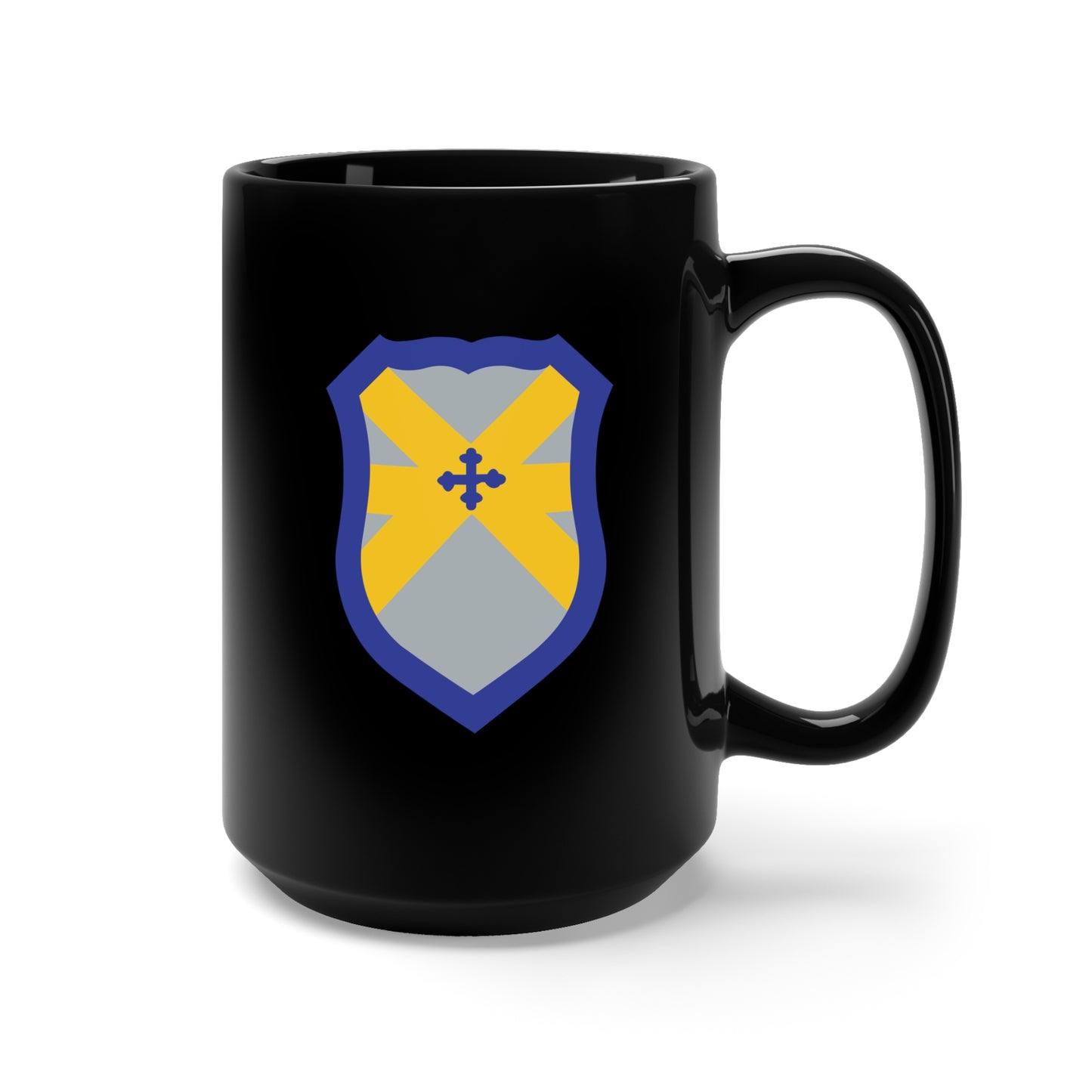 Black Mug 15oz - SSI - 62nd Cavalry Division X 300