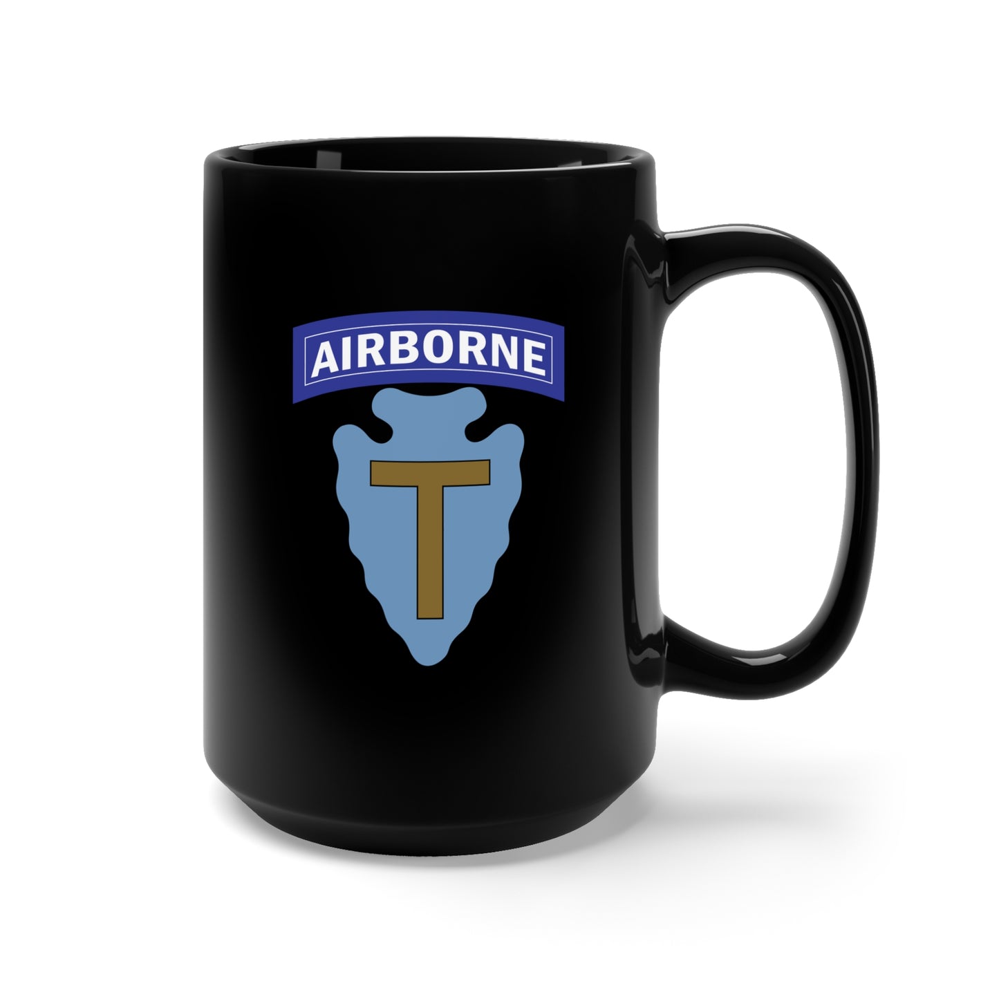 Black Mug 15oz - SSI - 36th Division (Airborne) X 300