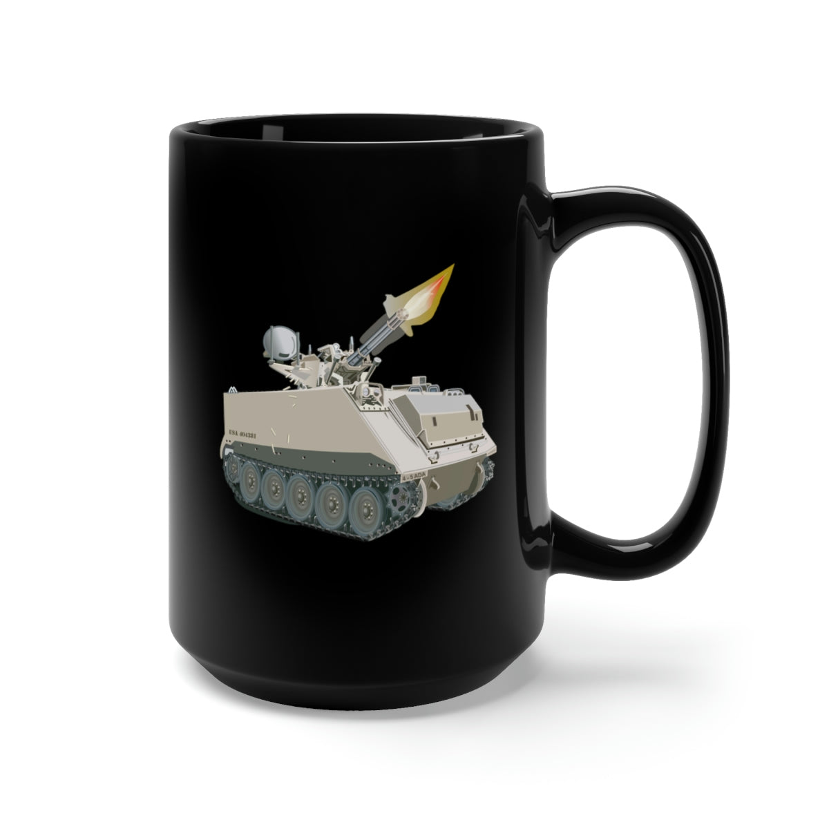 Black Mug 15oz - M163 Vulcan Air Defense System (VADS) X 300