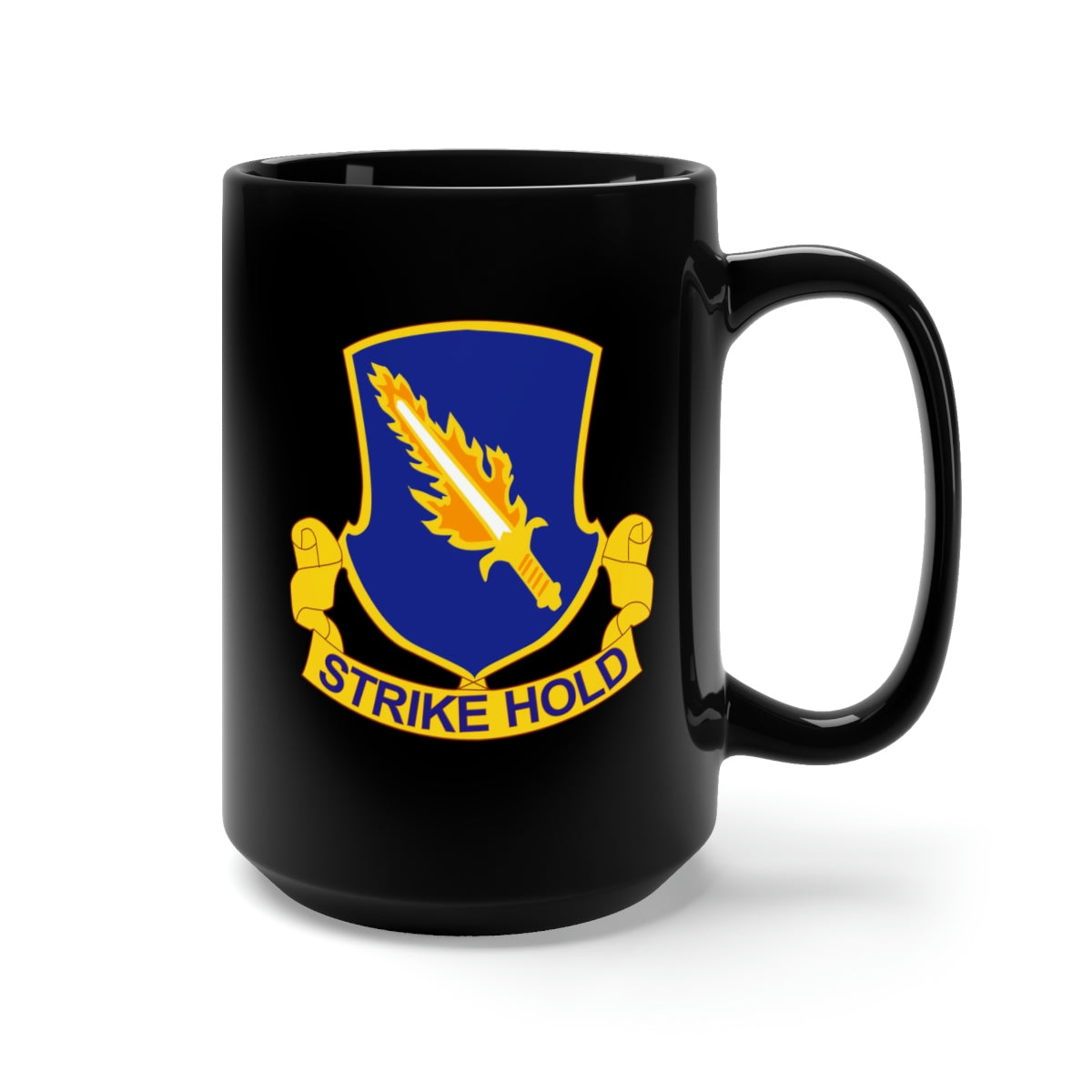 Black Mug 15oz - Army - DUI - 442nd Infantry Regiment - 1