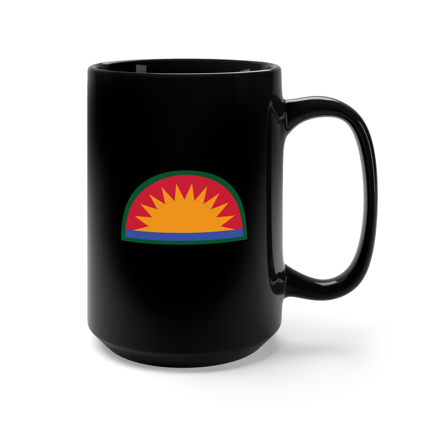 Black Mug 15oz - SSI - 41st Infantry Division X 300