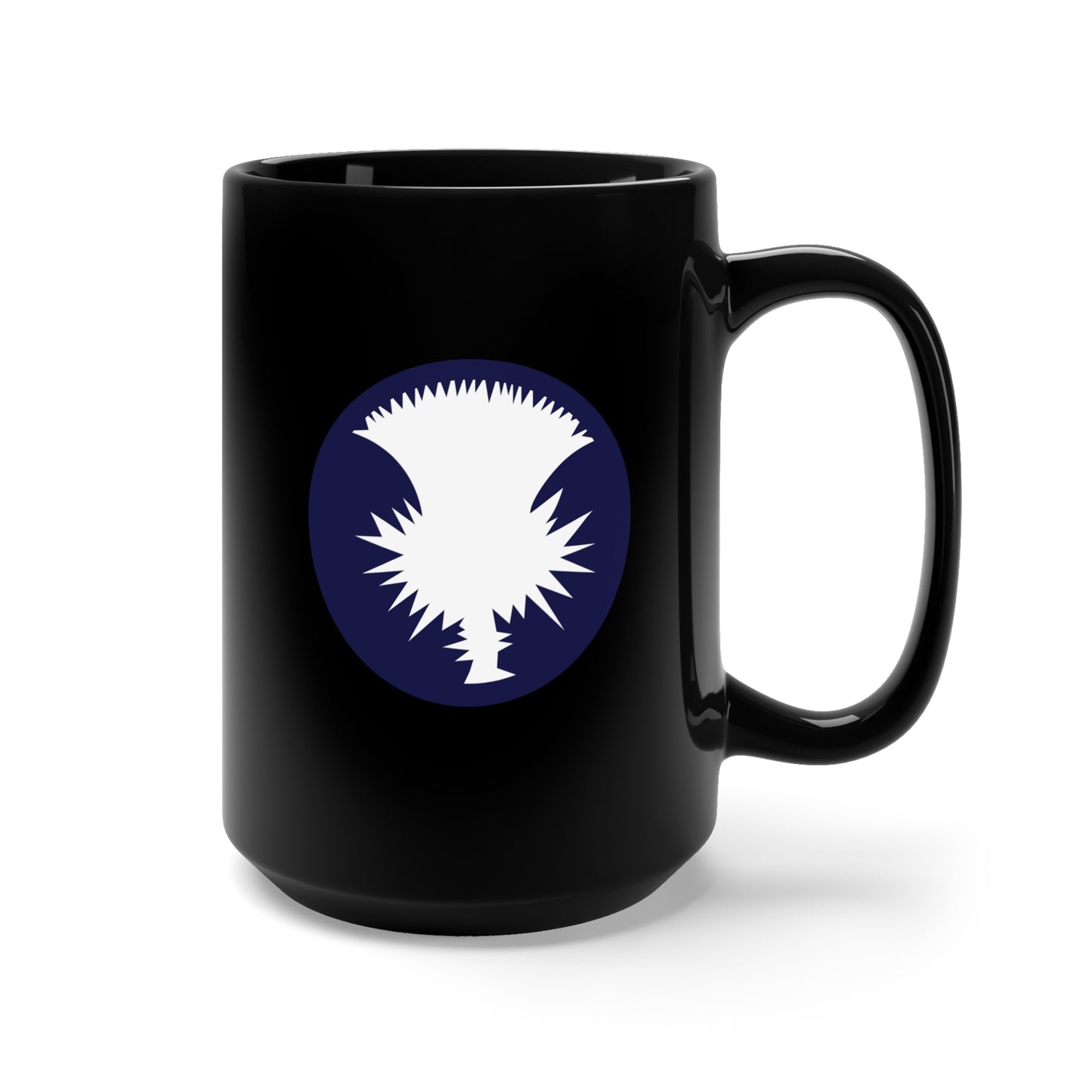 Black Mug 15oz - SSI - 141st (Phantom) Infantry Division X 300