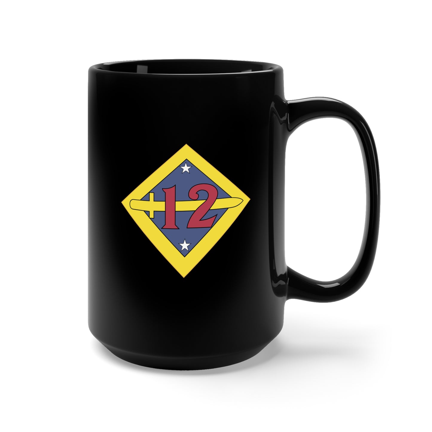 Black Mug 15oz - 12th Division - SSI wo Txt - 1918-1919 X 300
